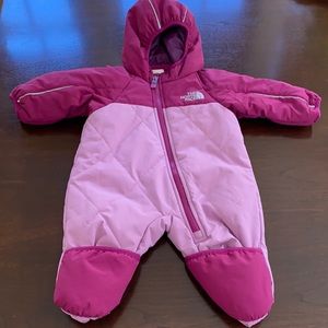The North Face infant snowsuit